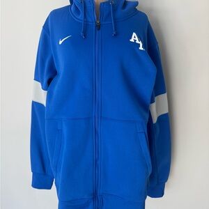 Nike Blue and White Men's Jacket